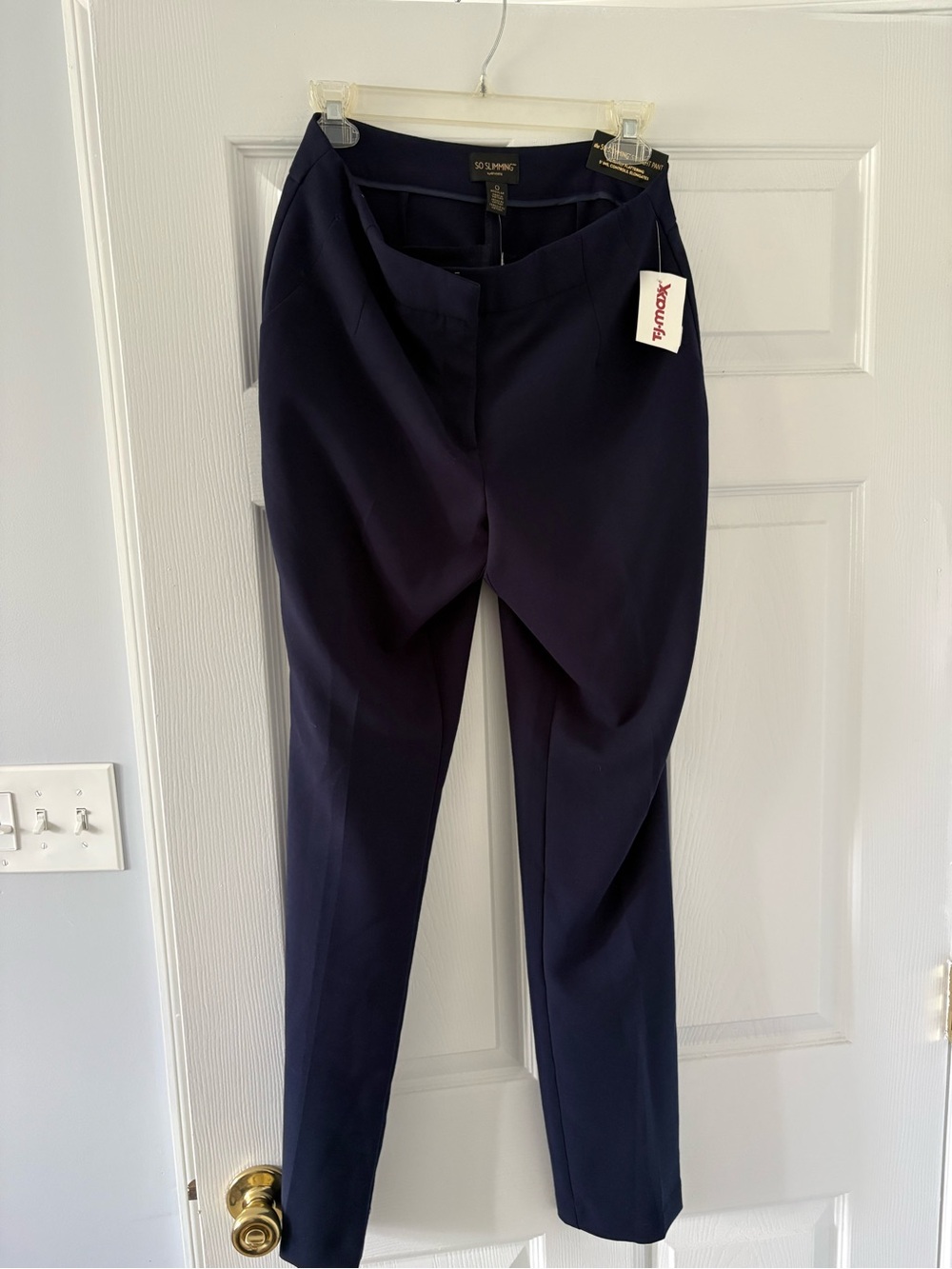Chico's Navy Straight-Leg Dress Pants